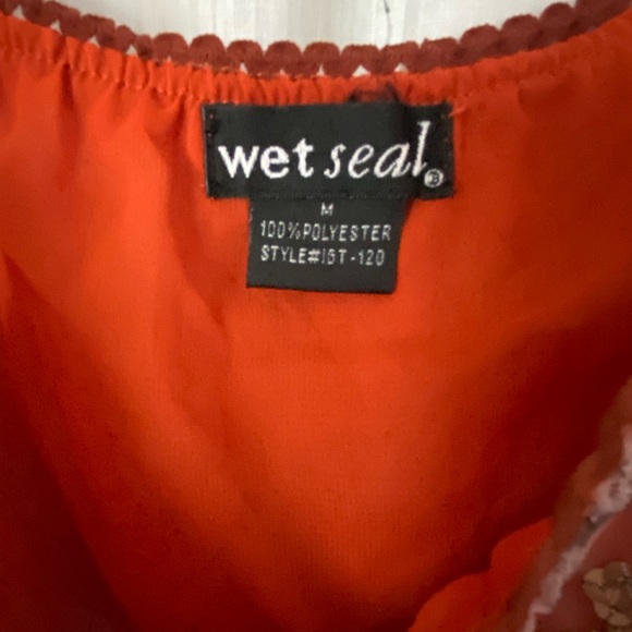 Wet Seal Bohemian Beaded & Sequined Tank Top Flow Lace Size Woman’s Medium - Picture 5 of 6